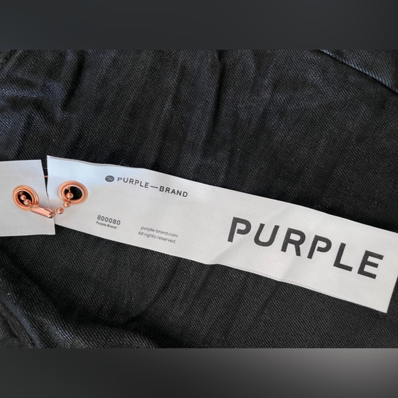 Purple brand black skinny jeans size 33 - Picture 4 of 8